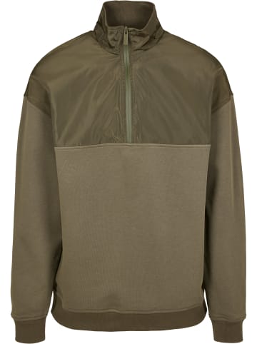 Urban Classics Half-Zip in olive