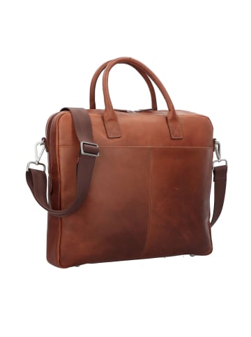 Esquire Dallas Aktentasche Leder 38.5 cm Laptopfach in braun