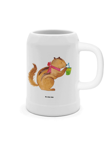 Mr. & Mrs. Panda Krug Eichhörnchen Smoothie ohne Spruch in Weiß