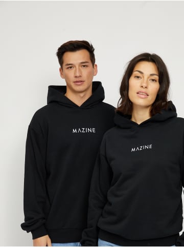 MAZINE Kapuzensweatshirt Logo Heavy Hoodie in Schwarz