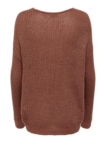JDY Strickpullover in Russet