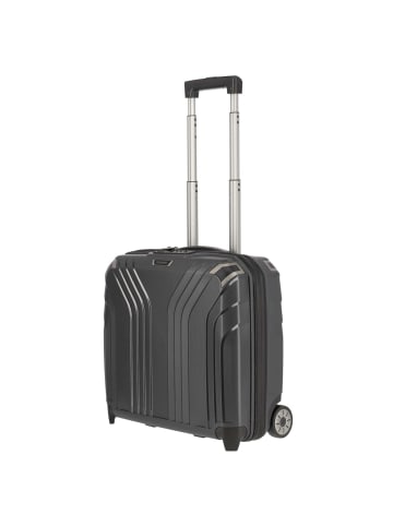 travelite Elvaa - 2-Rollen-Businesstrolley 15.6" 44 cm (blaugrau) in schwarz
