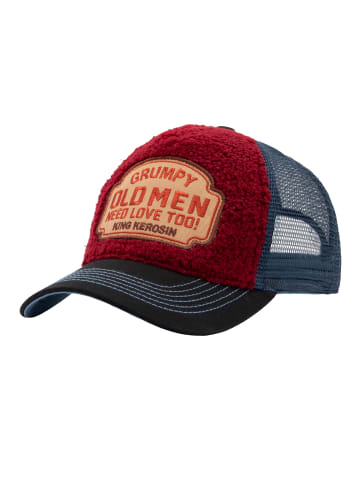 King Kerosin King Kerosin Trucker Cap Grumpy Old Men Need Love Too in bordeaux