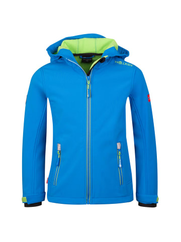 Trollkids Softshelljacke Trollfjord in medium blue