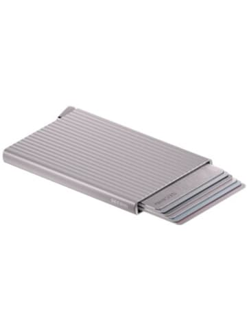 Secrid Premium Cardprotector Fluted Silver in silber