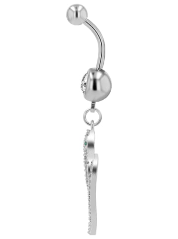 Adeliás Damen Anhänger aus Edelstahl in silber