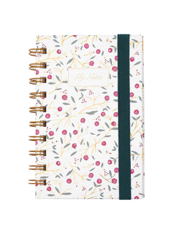 Greengate Notizbuch Maise in White