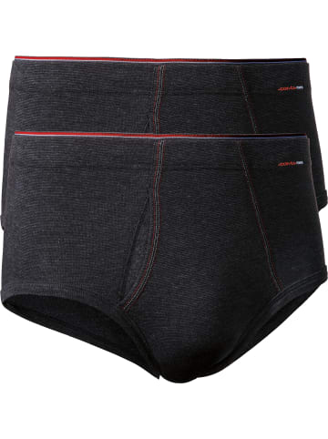 Con-ta Thermo, Baumwolle, Feinripp Thermo-Slip 2er-Pack in schwarz