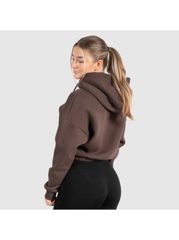 SMILODOX Zip Hoodie Rayna in Braun