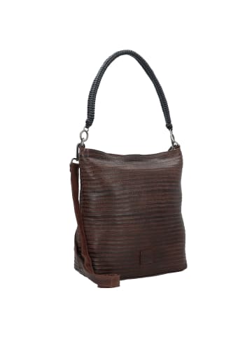 FREDs BRUDER Enna Schultertasche Leder 32.5 cm in dark-chocolate