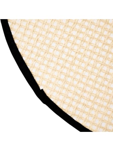 Secret de Gourmet Tischset aus Jute RIVI, 1 Stk. in Schwarz, (B) 0,2 x (H) 0,2 x (L) 38 cm
