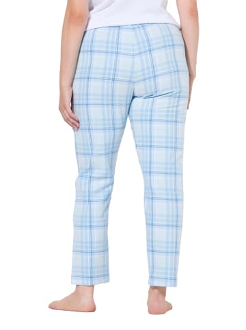 Ulla Popken Pyjama in zartes hellblau