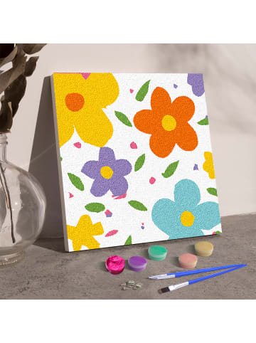 ARTNANAS Exlusive 3D-Strukturmalerei Set -Sommerblumen