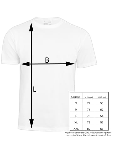 Cotton Prime® Leuchtturm T-Shirt - Moin in Grau