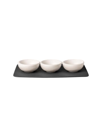 Villeroy & Boch Dipschälchen Set NewMoon in schwarz-weiß