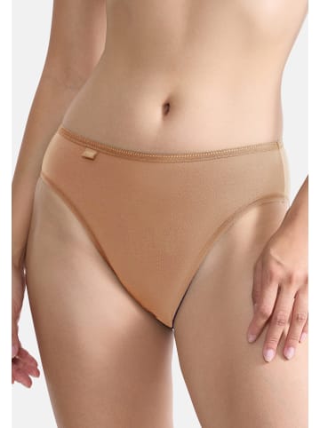 Sloggi Tai Slip 24/7 Cotton in Beige / schwarz