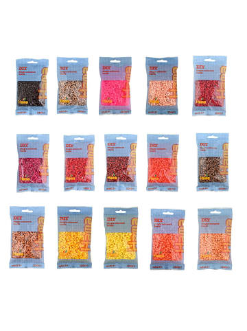 Hama Set Midi-Bügelperlen warme Farben in bunt