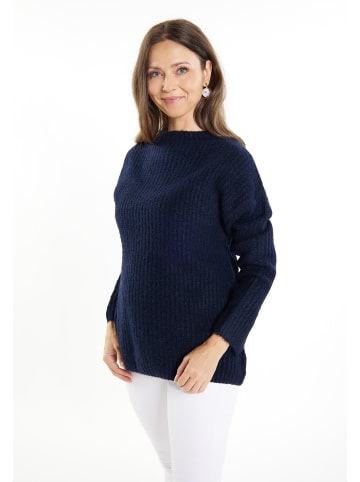 usha WHITE LABEL Damen Strick Pullover in Marine