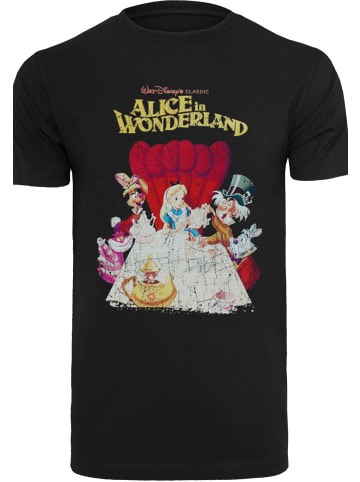 F4NT4STIC T-Shirt Disney Alice im Wunderland Retro Poster in schwarz