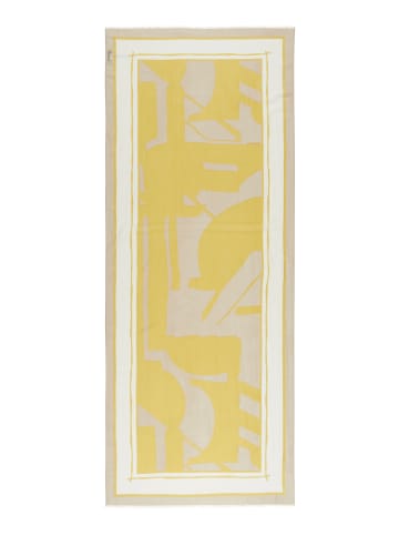 Marc O'Polo Schal mit Allover-Print in multi/corn yellow