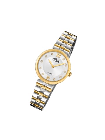 Lotus Analog-Armbanduhr Lotus Bliss silber, gold klein (ca. 29mm)