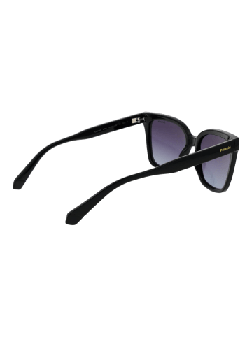 Polaroid Frauen Sonnenbrille Quadratisch Schwarz