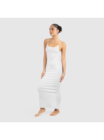 SMILODOX Maxi Dress Aveline in Grau Melange
