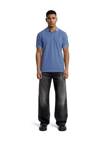 G-Star Raw Kurzärmliges Poloshirt Dunda Overdyed Slim dutch blue gd