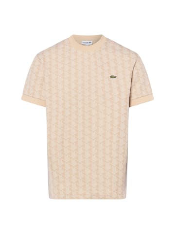 Lacoste T-Shirt in beige weiß