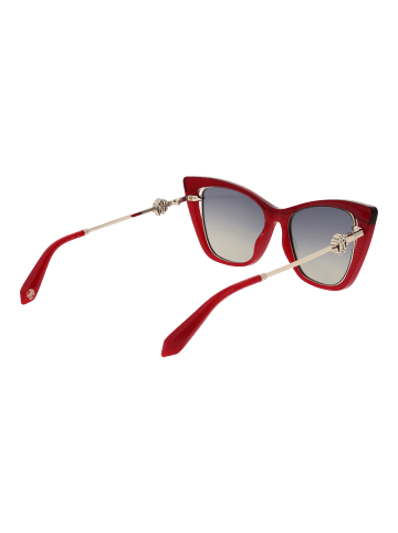 Roberto Cavalli Damen Sonnenbrillen Katzenauge Rot