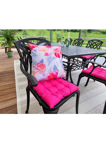 JACK 1 x Outdoor Kissenhülle 45x45cm Motiv Wasserblumen