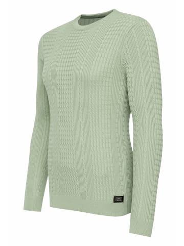 Rusty Neal Super-Slim-Fit Streetwear Fein Strick Pullover in Mint