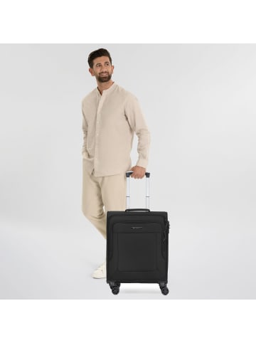 Franky Melbourne 3.0 4-Rollen Kabinentrolley 55 cm in black