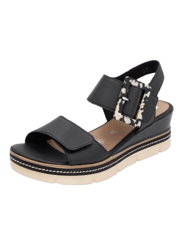 remonte Sandalen in Schwarz
