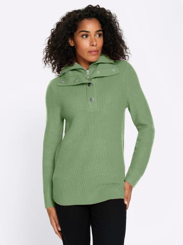 Sieh an! Troyer-Pullover in eucalyptus