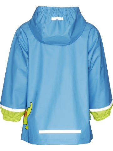 Playshoes Kinder Regenjacke "Regen-Mantel Krokodil" in Blau