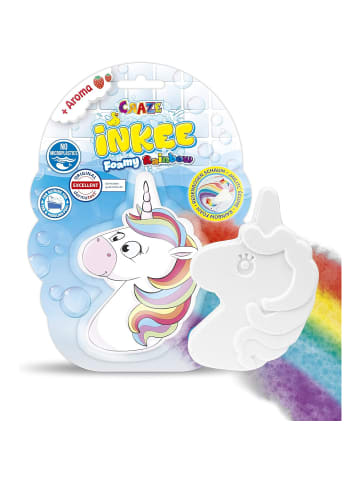 Craze INKEE Foamy Rainbow - Regenbogen Badezusatz mit Erdbeerduft Schaum in mehrfarbig