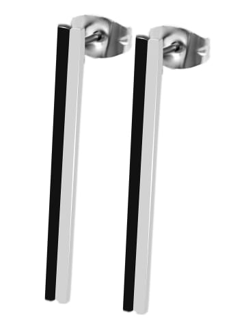 Adeliás Damen Ohrringe – Ohrstecker aus Edelstahl in silber