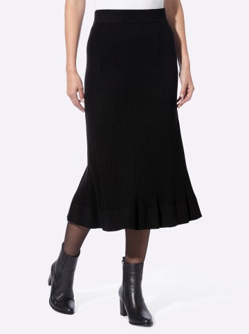 Heine Strickrock in schwarz