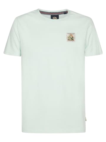 Petrol Industries Logo T-Shirt Mineral in Grün