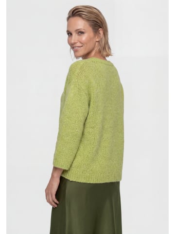 Olsen Strickpullover in Wild Lime Melange