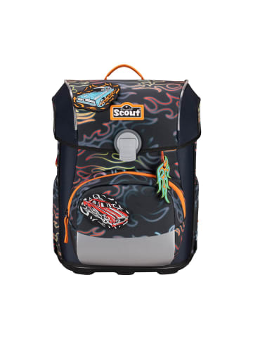 Scout Scout Neo Schulranzen-Set 5 teilig Safety Light Flames