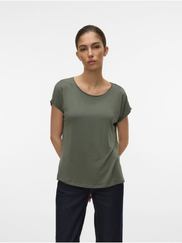 Vero Moda 2er-Pack T-Shirt Einfarbiges Stretch Oberteil in Apfelgrün