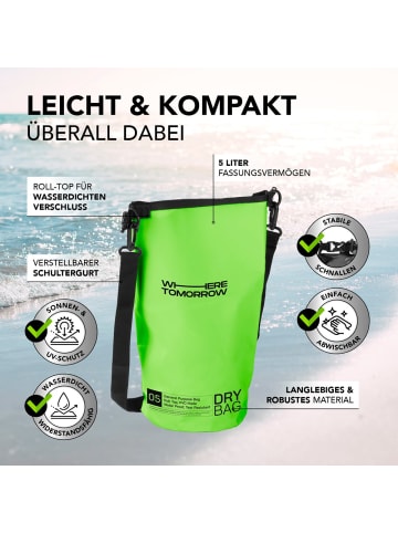 Where Tomorrow PVC dry bag Style 01 5L grün  grün