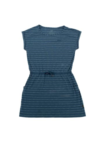 Jack Wolfskin Kleid Travel Striped Ocean Dress in Blau