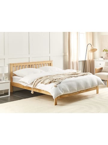 Beliani Doppelbett MAYENNE in Braun - (W) 149 x (H) 88 x (L) 208 cm