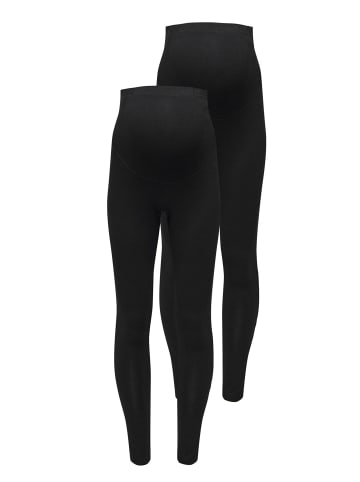 ONLY 2er-Pack Leggings in Black
