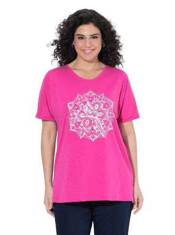 Ulla Popken Shirt in kräftiges pink