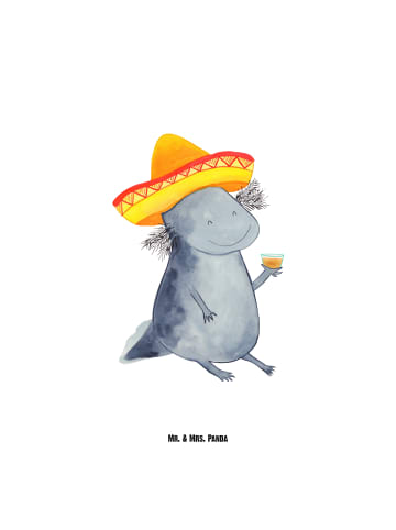 Mr. & Mrs. Panda Trinkgefäß Axolotl Tequila ohne Spruch in Weiß