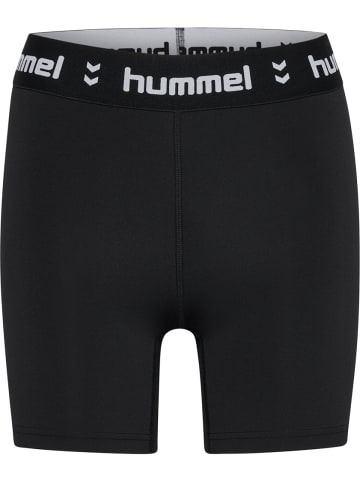Hummel Short "Pulse Mid Waist Short Tights" in Schwarz